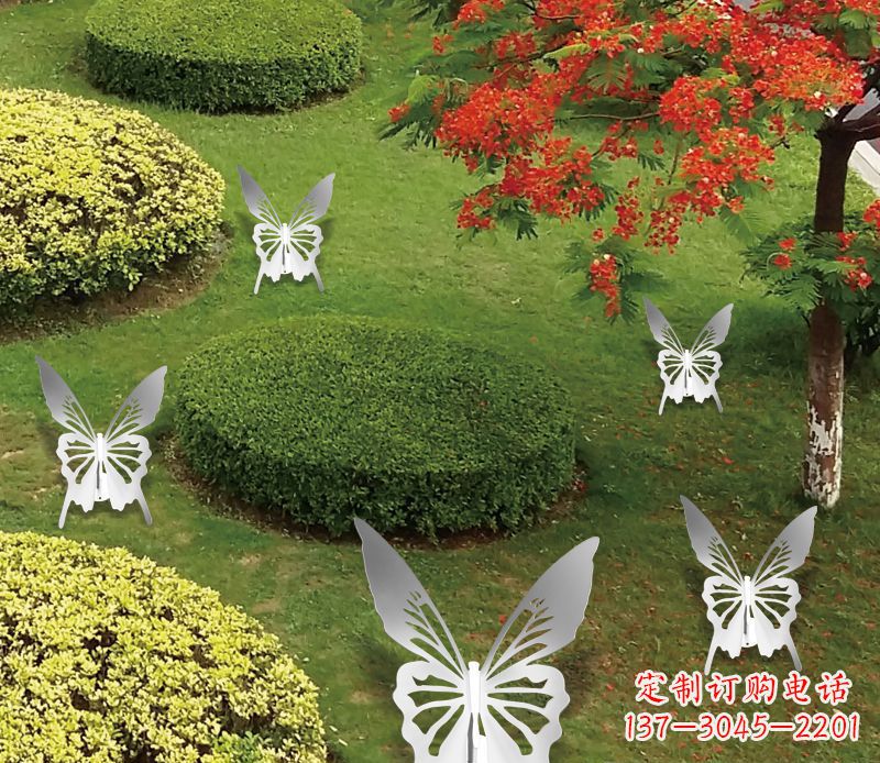 运城不锈钢蝴蝶雕塑12