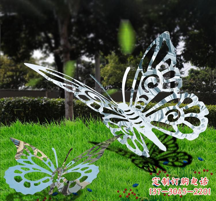 运城不锈钢蝴蝶昆虫雕塑