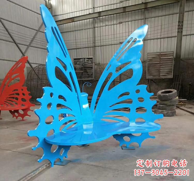 运城不锈钢蝴蝶座椅雕塑