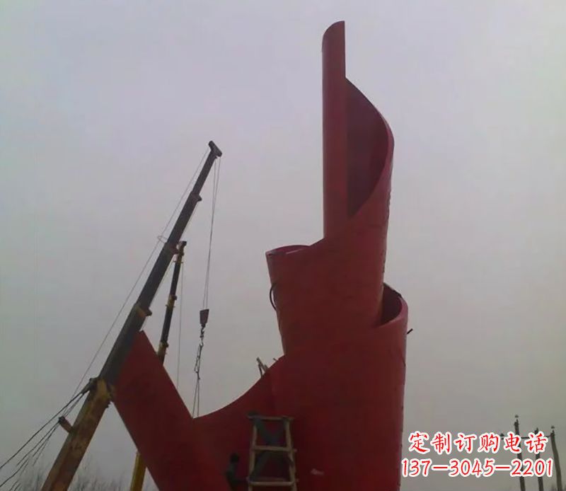 运城不锈钢火炬雕塑