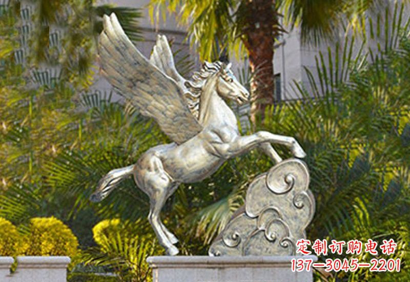 运城不锈钢景区飞马雕塑