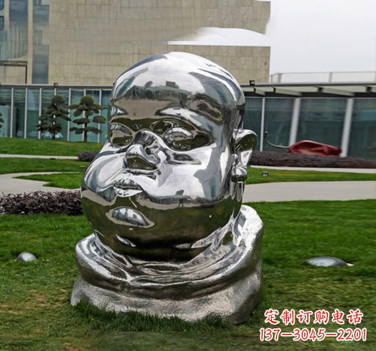 运城不锈钢镜面儿童雕塑