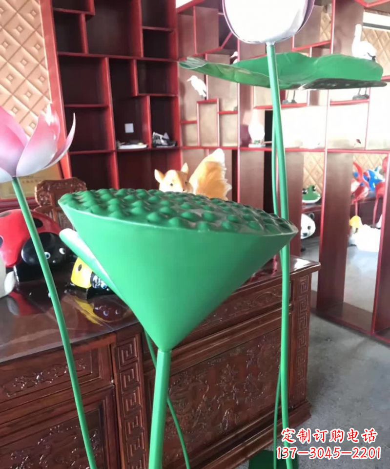运城不锈钢莲藕景观雕塑