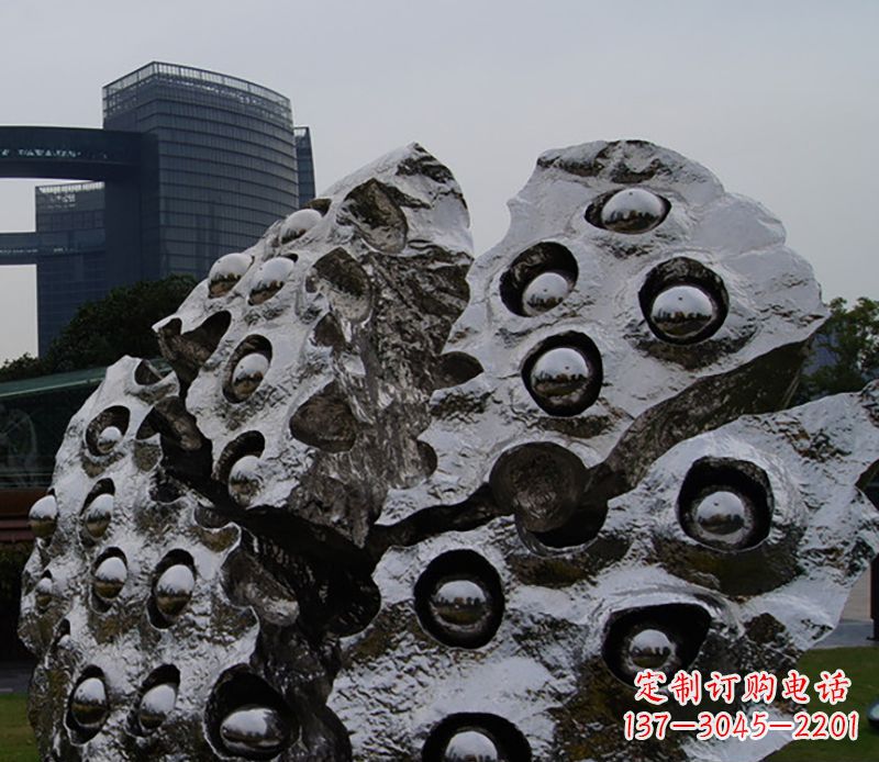 运城不锈钢莲蓬雕塑