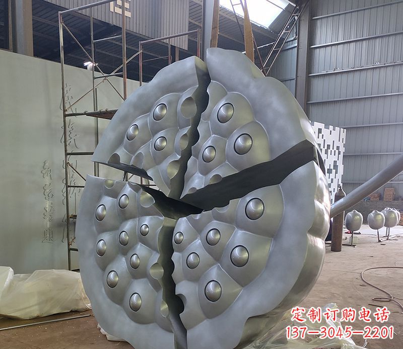 运城不锈钢莲蓬景观雕塑
