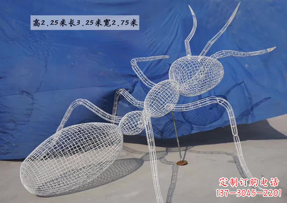 运城不锈钢镂空蚂蚁雕塑 1