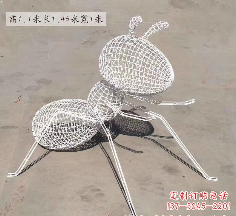 运城不锈钢镂空蚂蚁雕塑222