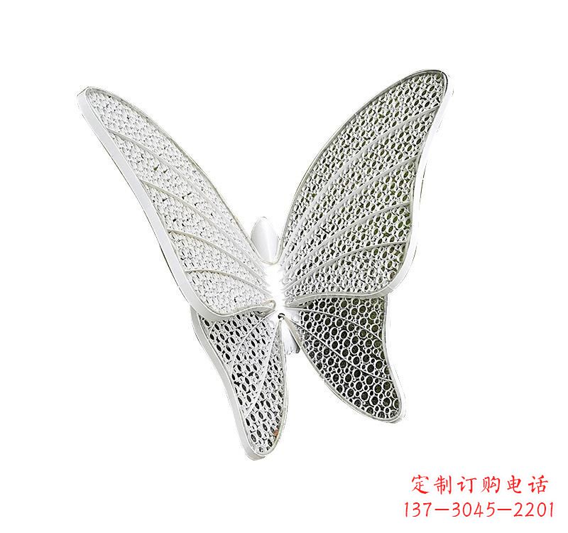 运城不锈钢绿地镂空蝴蝶雕塑