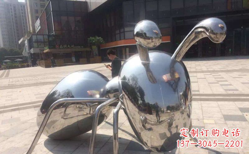 运城不锈钢蚂蚁景观雕塑