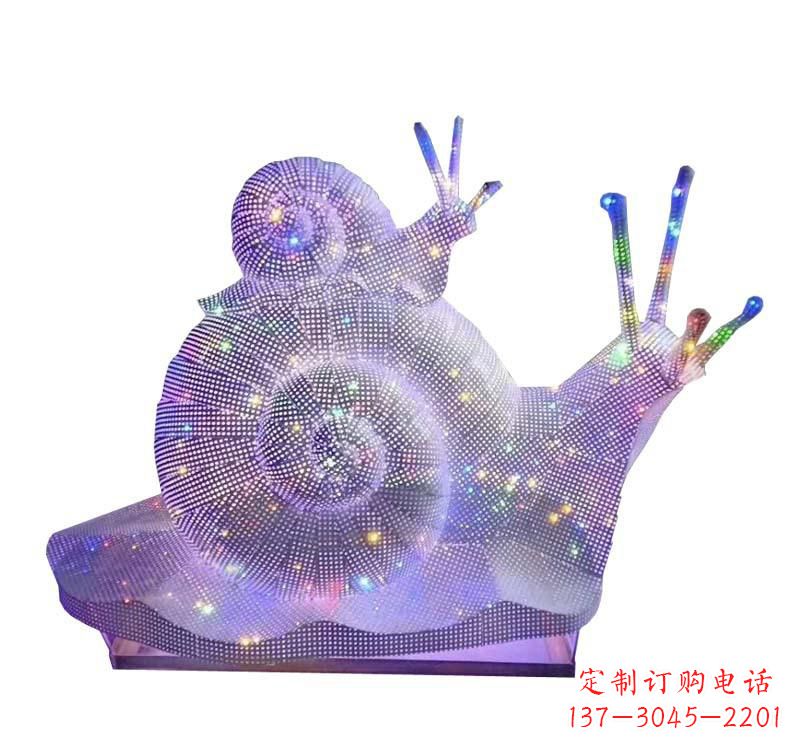 运城不锈钢母子蜗牛雕塑