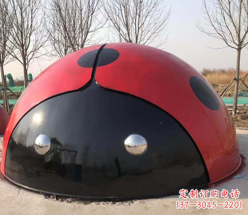 运城不锈钢瓢虫雕塑