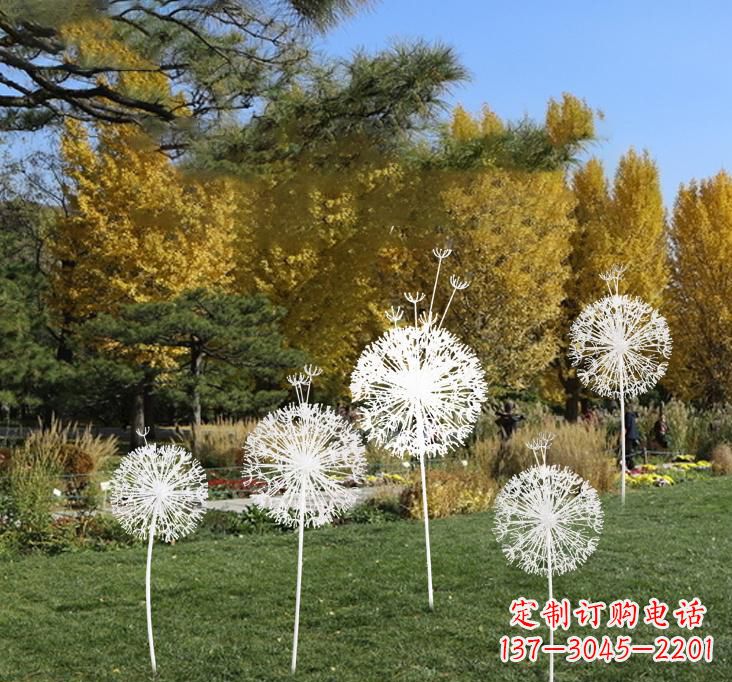 运城不锈钢蒲公英景观雕塑
