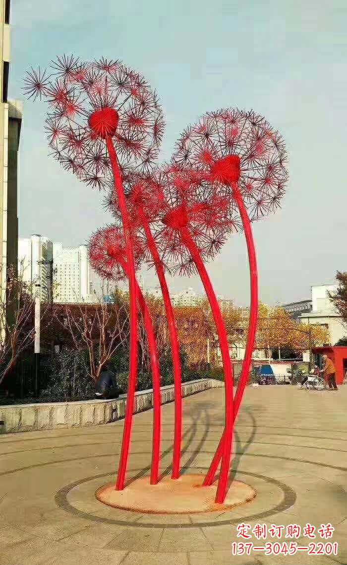 运城不锈钢蒲公英造型雕塑