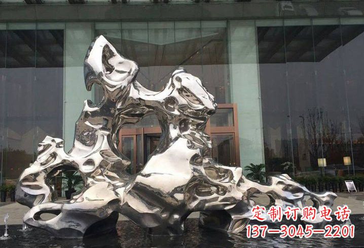 运城不锈钢企业太湖石雕塑