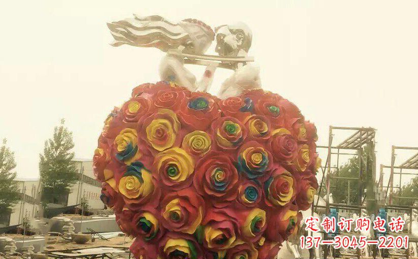 运城不锈钢情侣结婚雕塑