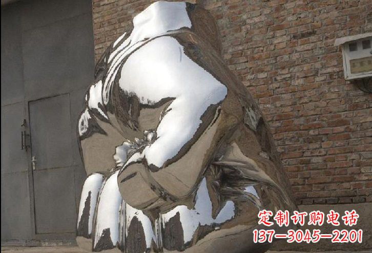 运城不锈钢拳头雕塑