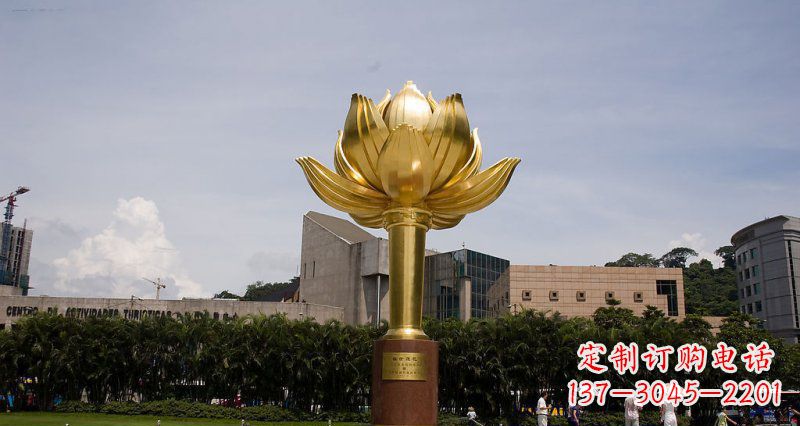 运城不锈钢盛世莲花广场雕塑