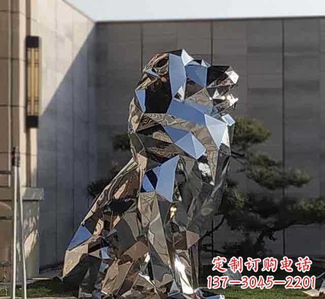 运城不锈钢狮子雕塑2