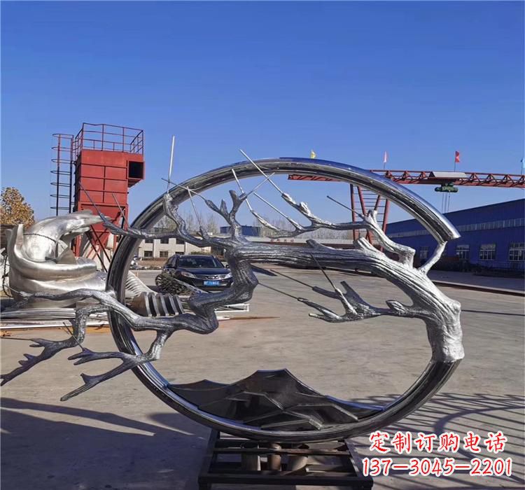 运城不锈钢树枝雕塑艺术与自然的完美结合
