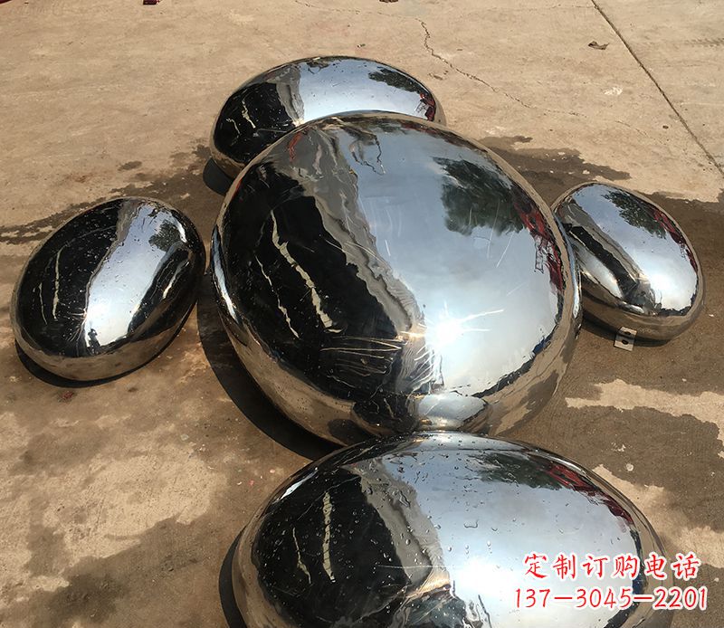 运城不锈钢水滴抽象雕塑