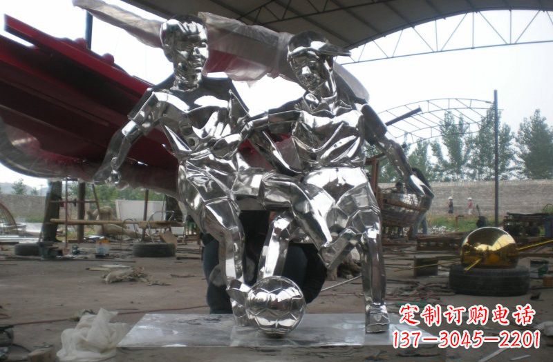 运城不锈钢踢足球人物