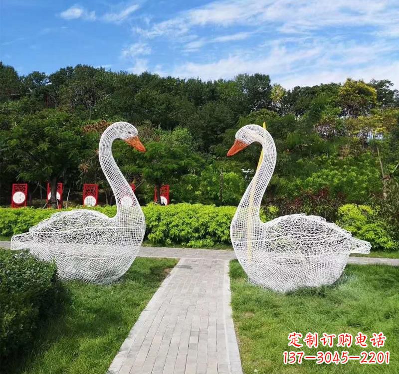 运城不锈钢天鹅雕塑