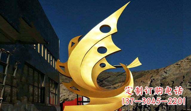 运城不锈钢铁艺凤凰摆件雕塑