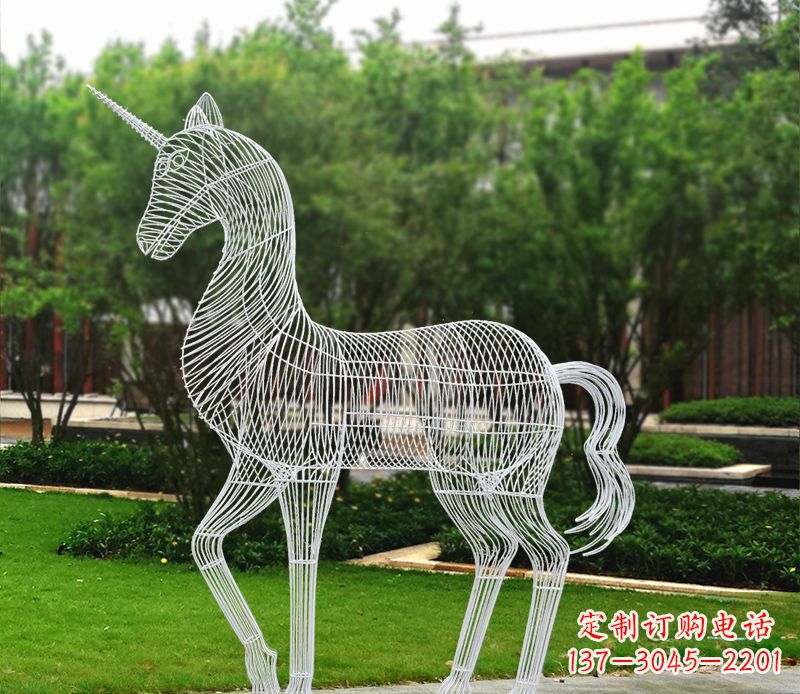 运城不锈钢铁艺网格独角马