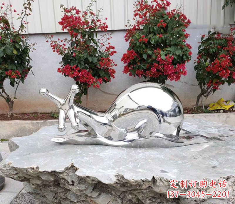 运城不锈钢蜗牛雕塑精致细腻的艺术之美