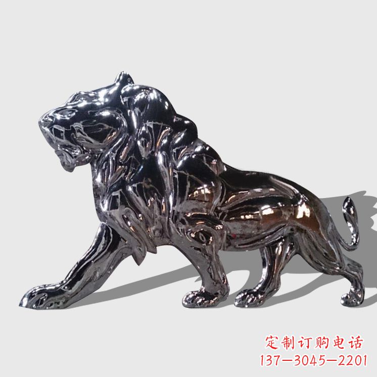 运城不锈钢西洋狮子雕塑