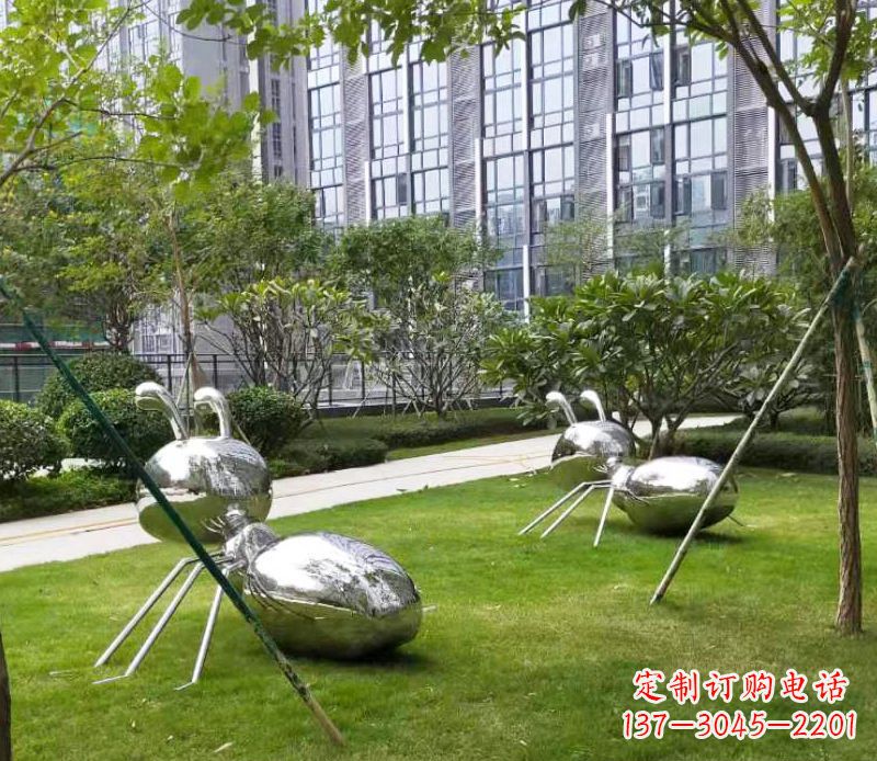运城不锈钢小区蚂蚁雕塑