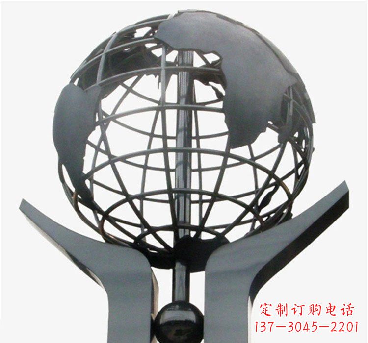 运城不锈钢校园手托地球雕塑