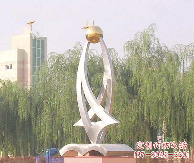 运城不锈钢校园书籍抽象雕塑