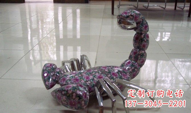 运城不锈钢蝎子摆件雕塑