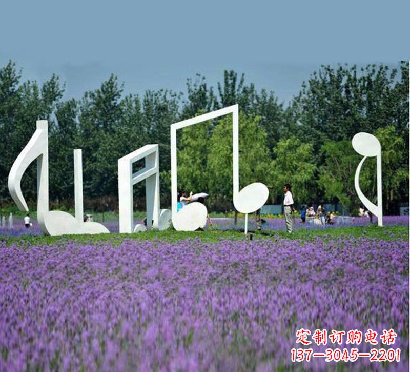 运城不锈钢音符雕塑222
