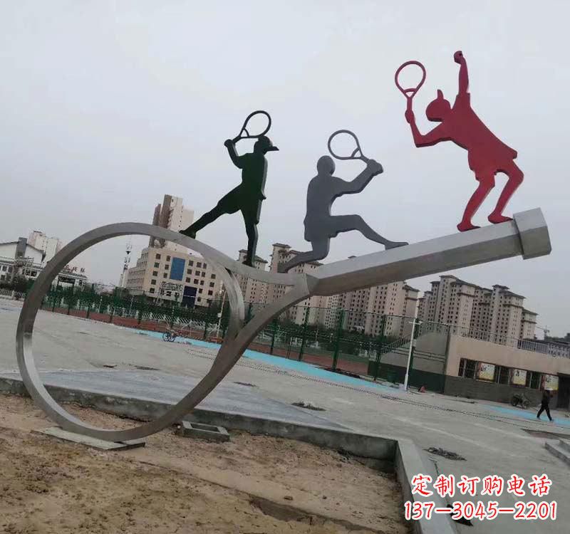 运城不锈钢羽毛球雕塑