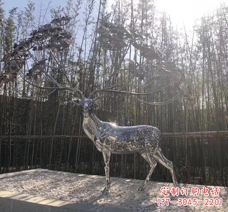 运城不锈钢园林动物雕塑