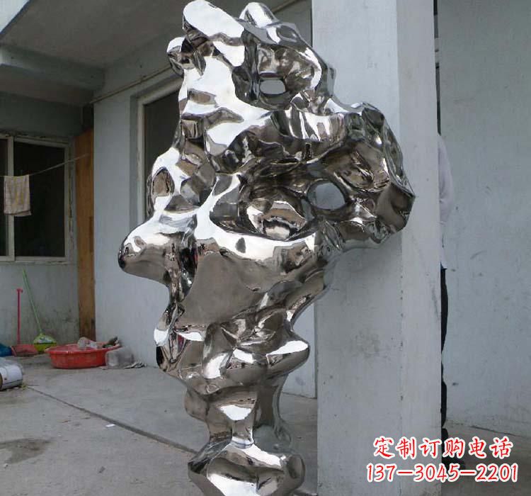 运城不锈钢园林景观太湖石雕塑