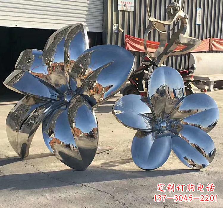运城不锈钢荷花雕塑美丽又耐用