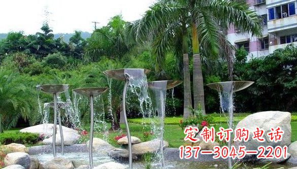运城不锈钢造型喷泉雕塑