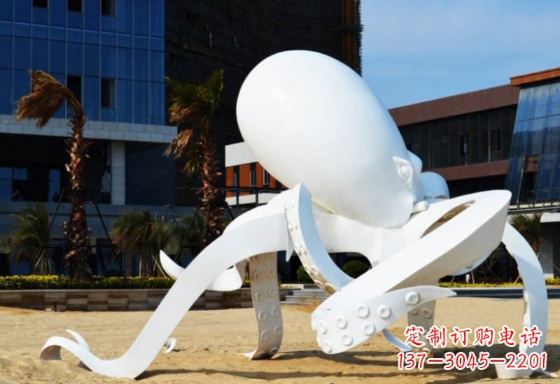 运城不锈钢章鱼雕塑2