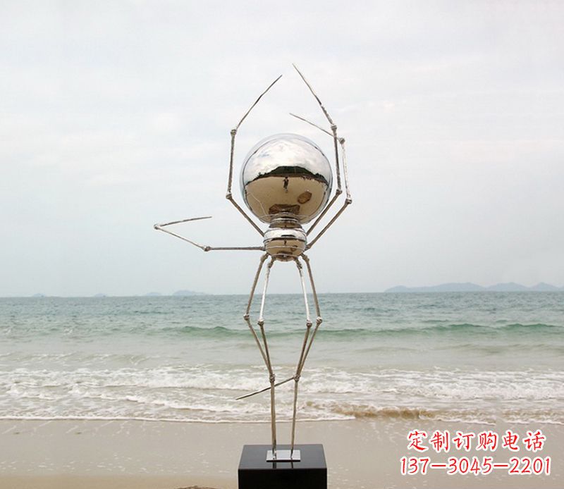 运城不锈钢蜘蛛雕塑