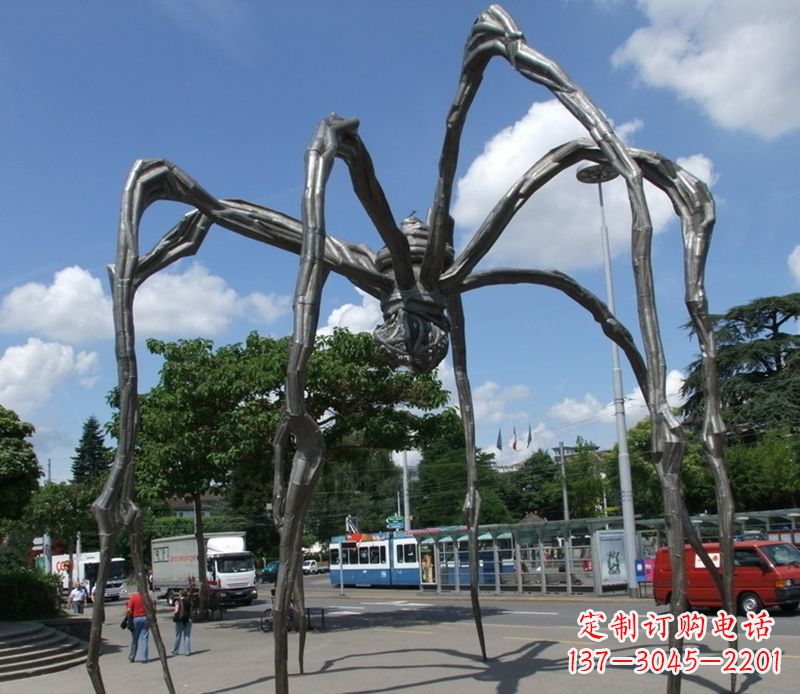 运城不锈钢蜘蛛广场景观