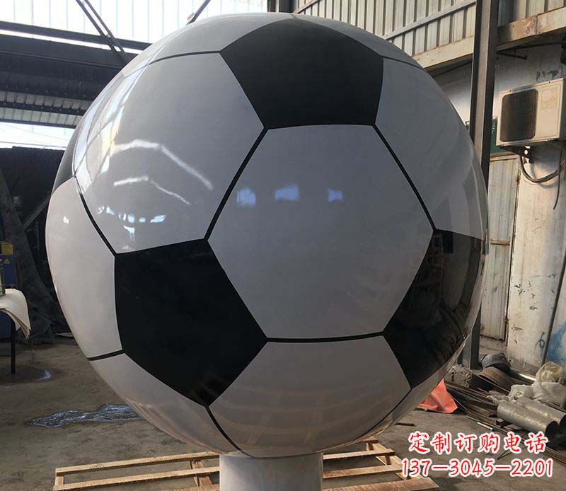 运城不锈钢足球雕塑