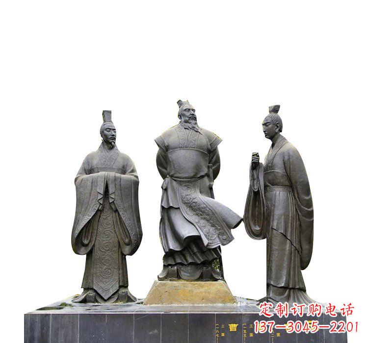 运城曹操曹丕曹植铜雕
