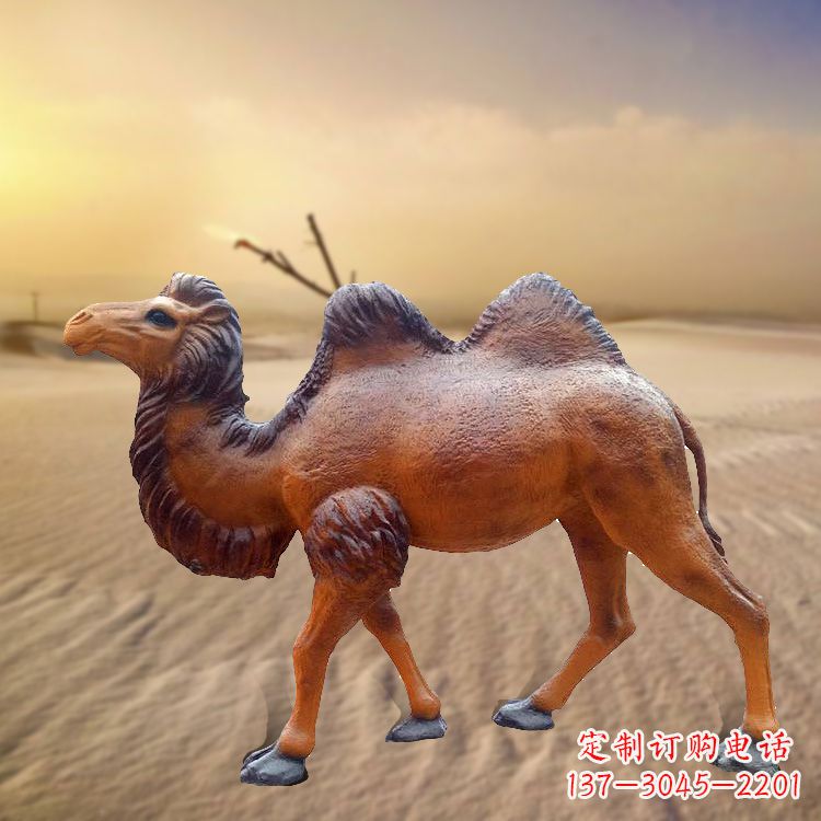 运城茶马古道仿真骆驼雕塑