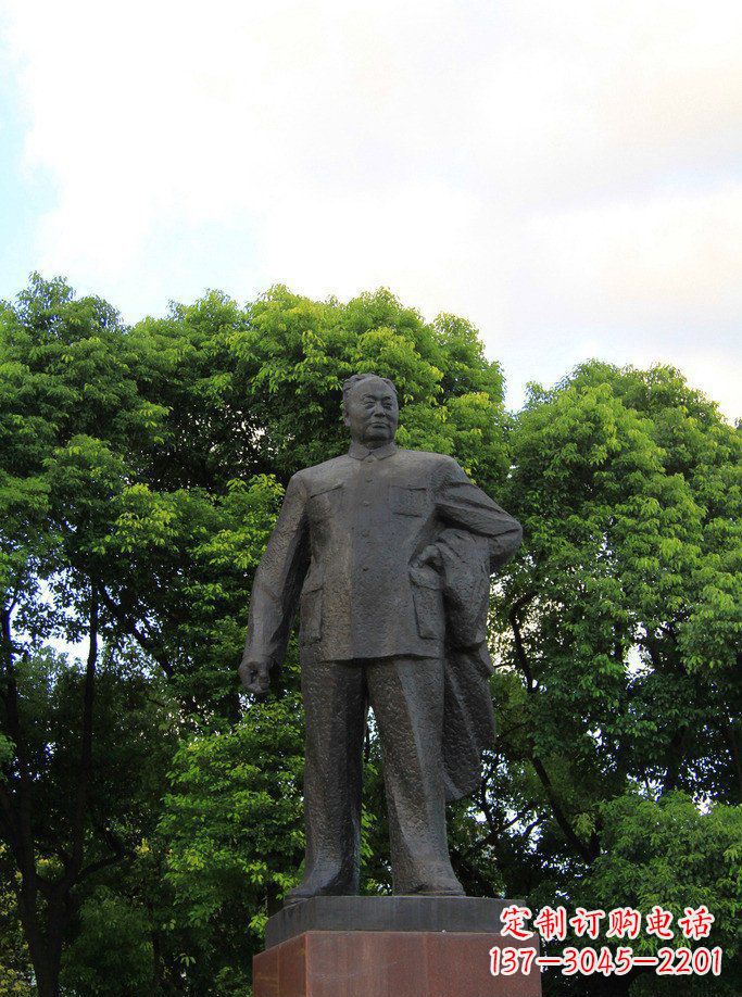 运城陈毅近代名人铜雕