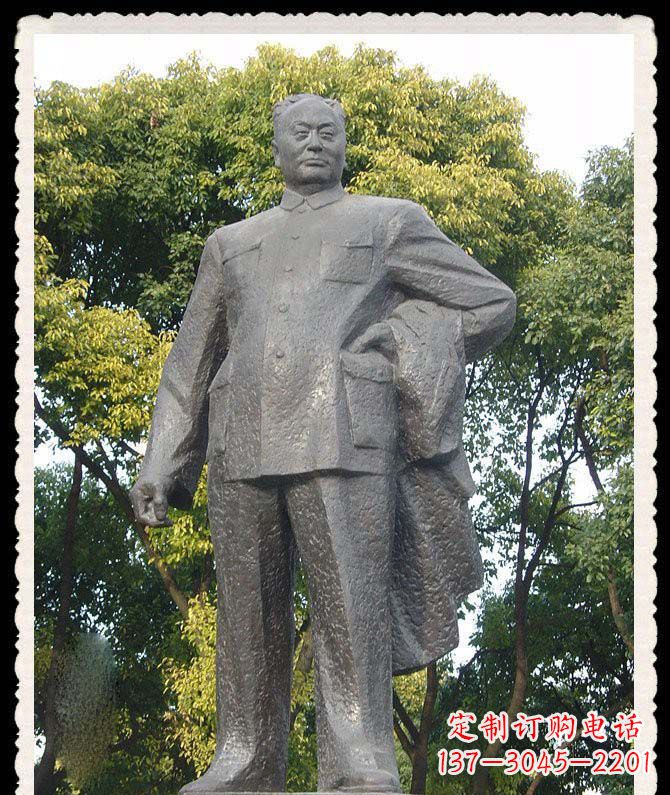 运城陈毅将军铜雕
