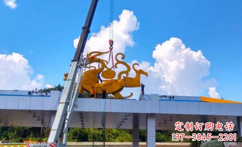 运城精美不锈钢龙雕塑,点缀城市之美