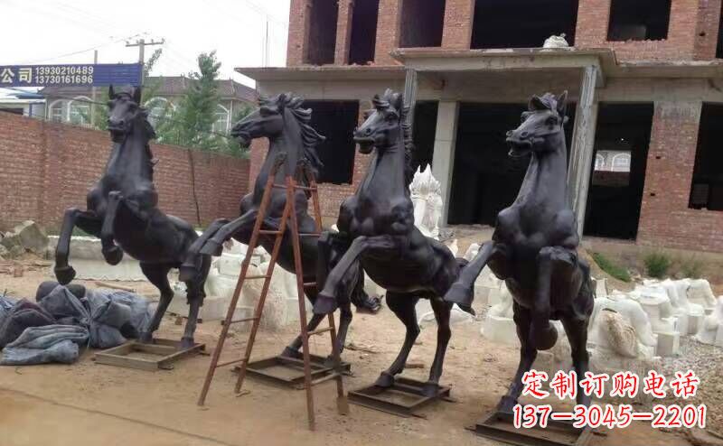运城城市广场战马铜雕摆件 (4)